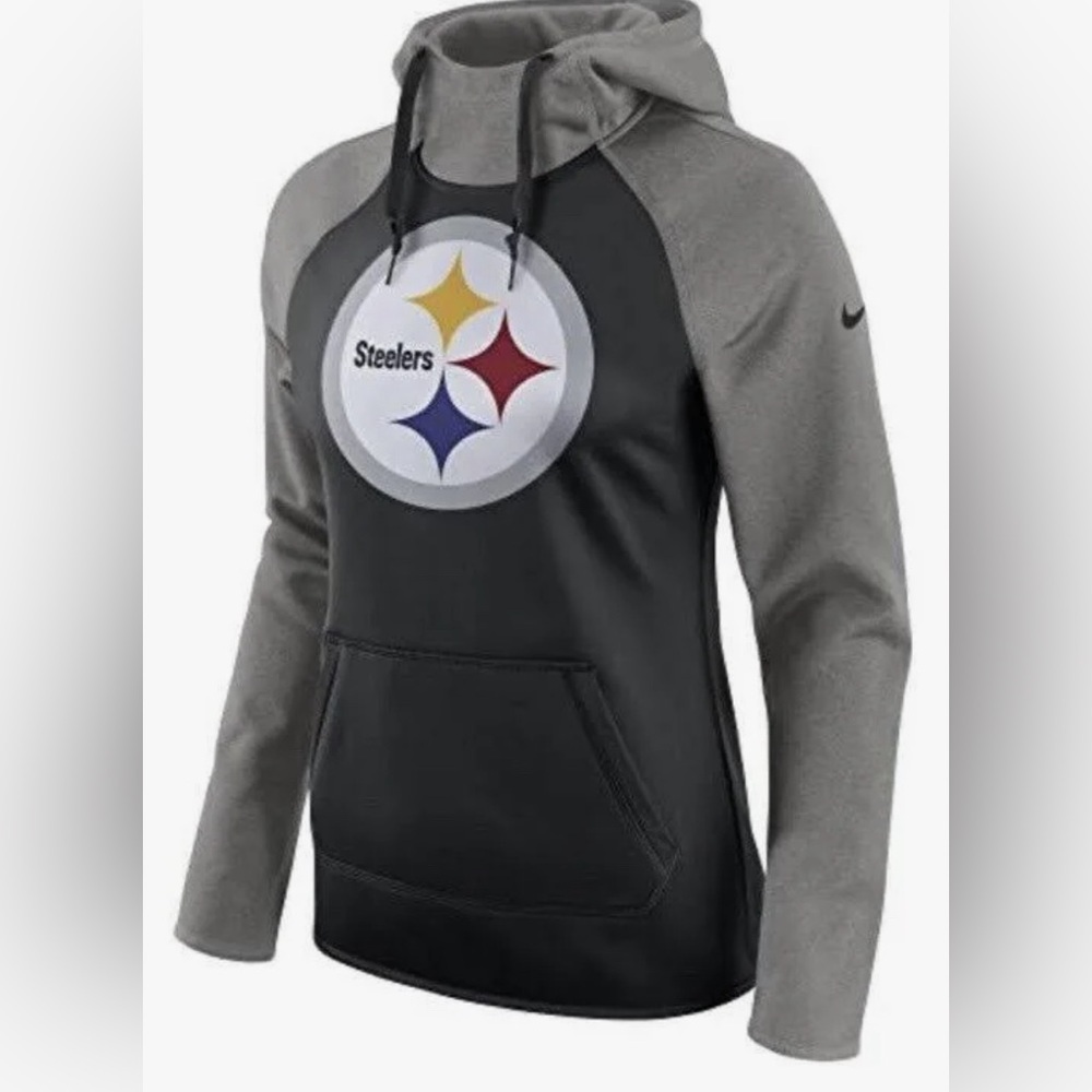 Nike NFL team apparel Pittsburgh Steelers therma-fit hoodie sweatshirt